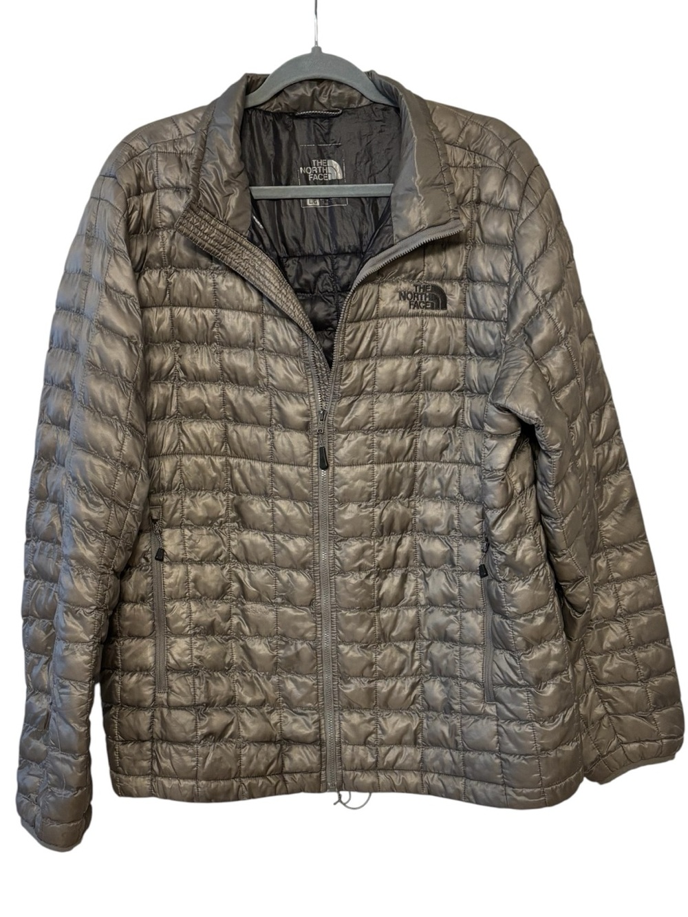 The North Face Men’s Gray Insulated Puffer Jacket Size Large